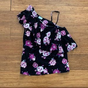 Abound One shoulder floral